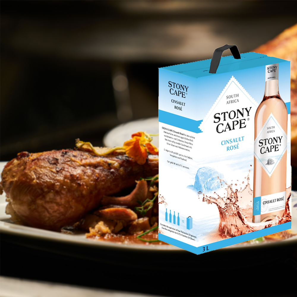 Stony Cape Cinsault Rosé, trocken, Bag-in-Box, 3,0l