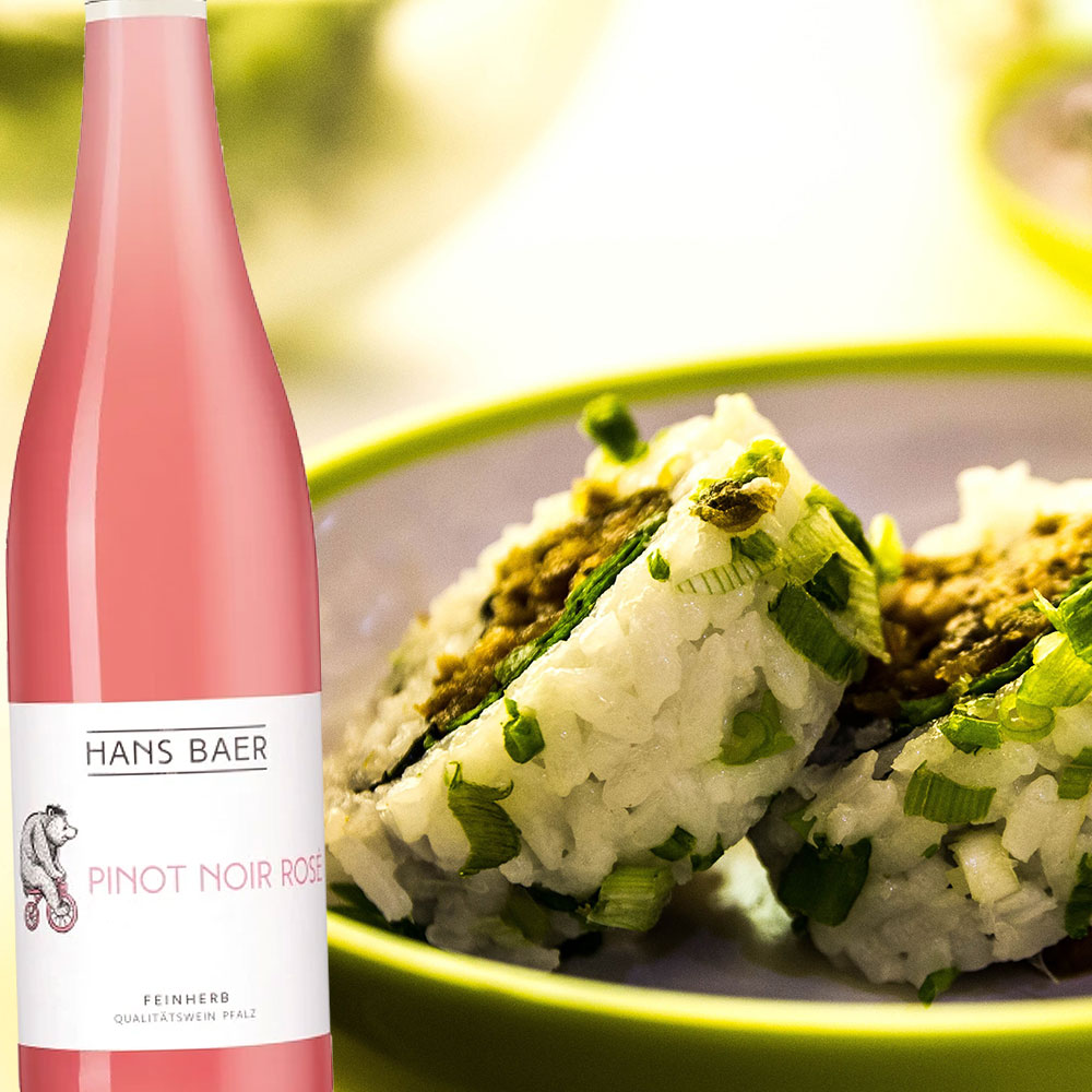 Hans Baer Pinot Noir Rosé, feinherb, 2022, 0,75l