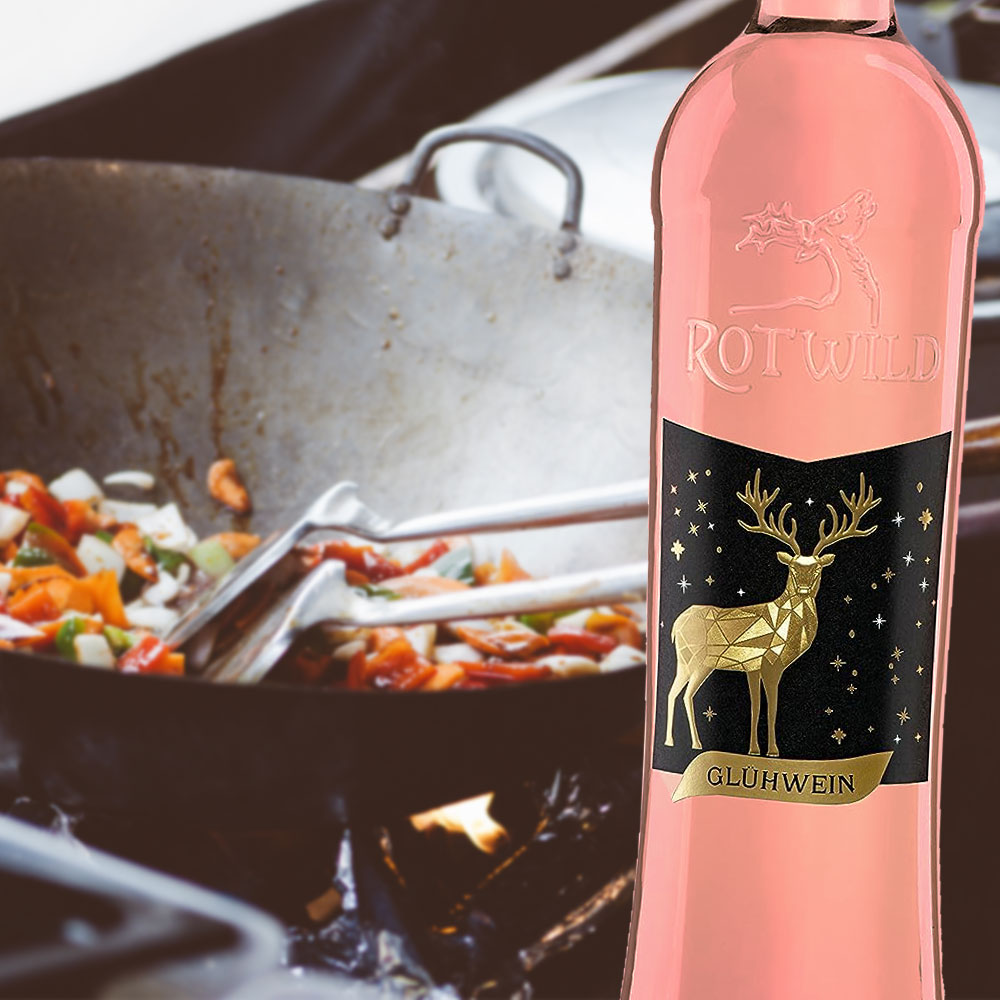 Rotwild Glühwein Rosé, lieblich, 0,75l