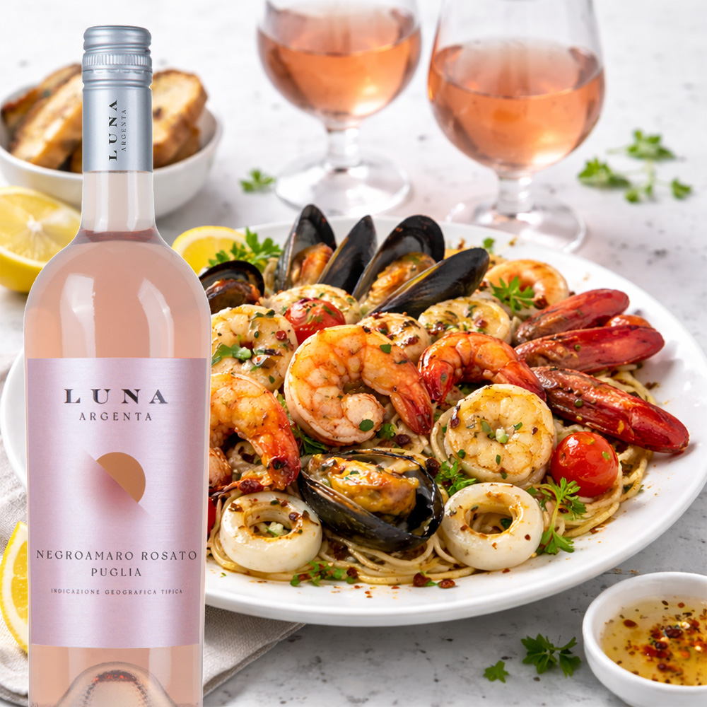 Luna Argenta Negroamaro Rosato IGT, halbtrocken, 2024, 0,75l