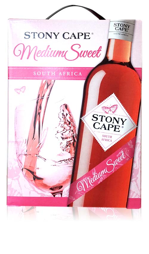 Stony Cape Medium Sweet Rosé, lieblich, 3 Liter Bag-in-Box