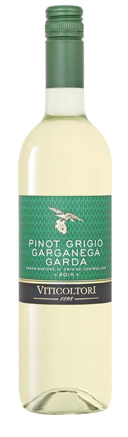 Viticoltori Pinot Grigio Garganega Garda DOC, trocken, 2022, 0,75l