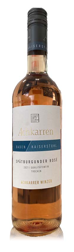 Achkarren Spätburgunder Rosé, trocken, 2021, 0,75l