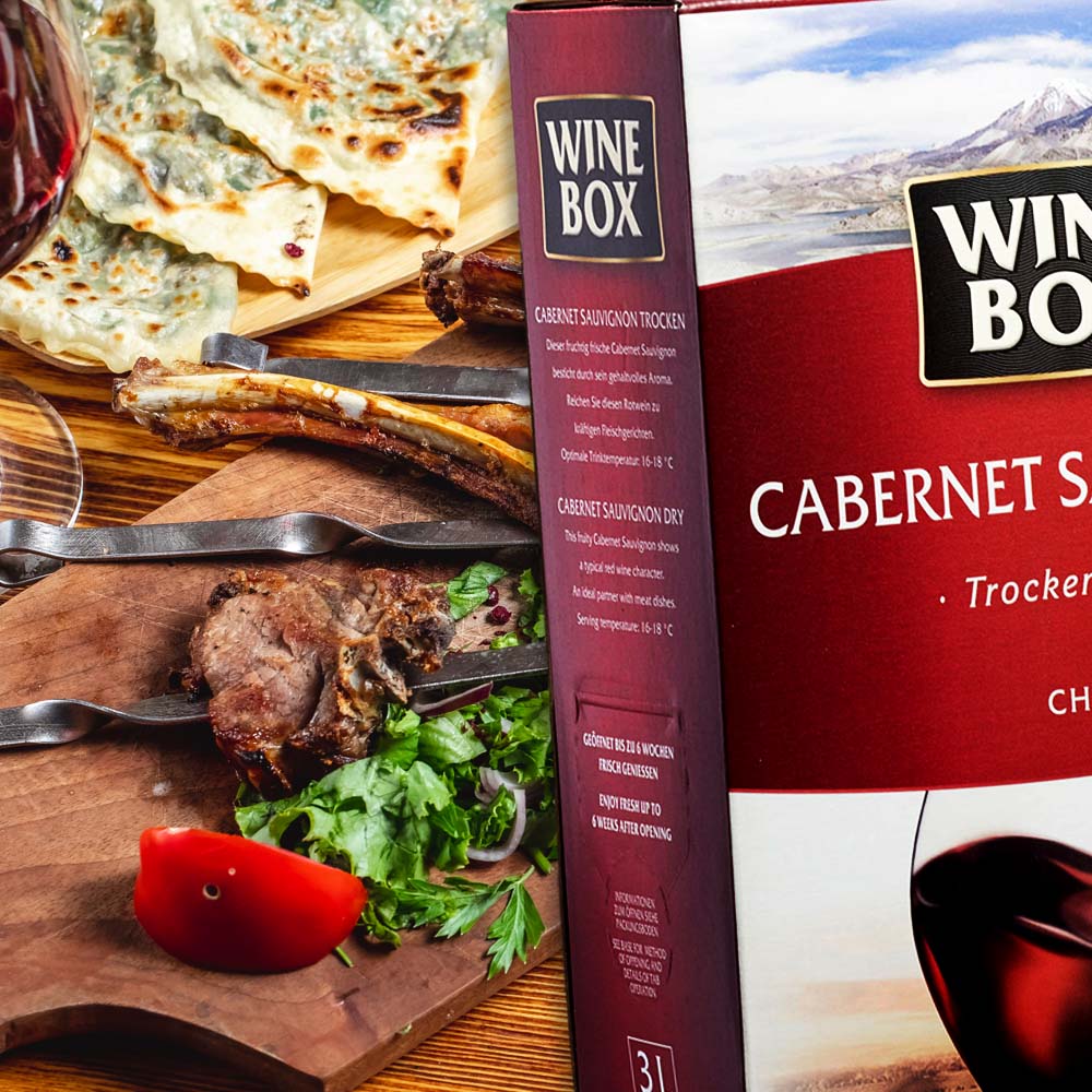 Wine Box Cabernet Sauvignon, trocken, Bag-in-Box, 3,0l