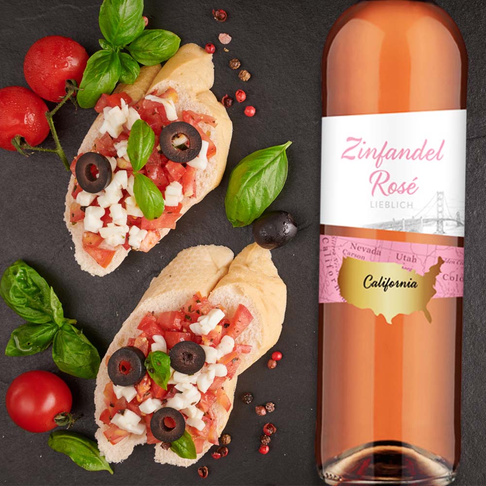 Zinfandel Roséwein Probierpaket (6 x 0,75l) + VINOX Winecards