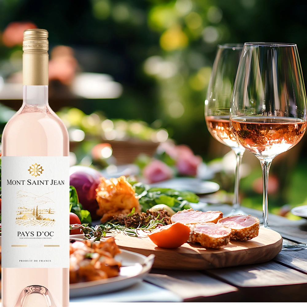 Mont Saint Jean Rosé, halbtrocken, 2024, 0,75l