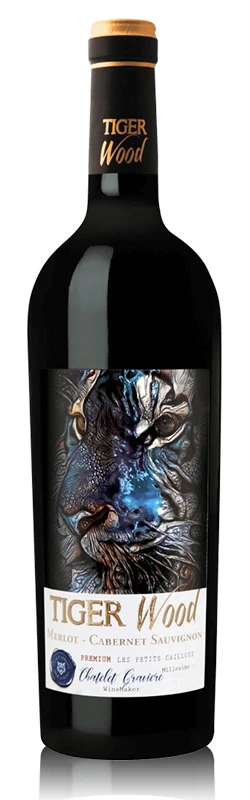 Tiger Wood Merlot-Cabernet Sauvignon, halbtrocken, 2024, 0,75l
