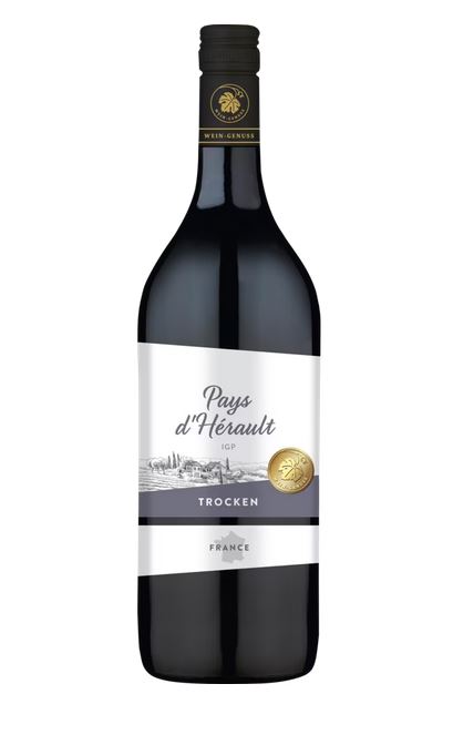 Wein-Genuss Pays d'Herhault Rouge, trocken, 2023