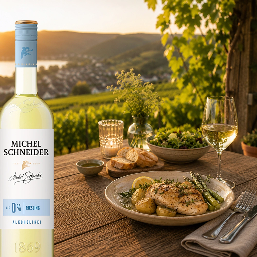 AKTIONSWEIN 3: Michel Schneider Riesling, alkoholfrei, sortenreines Weinpaket (6x0,75l)