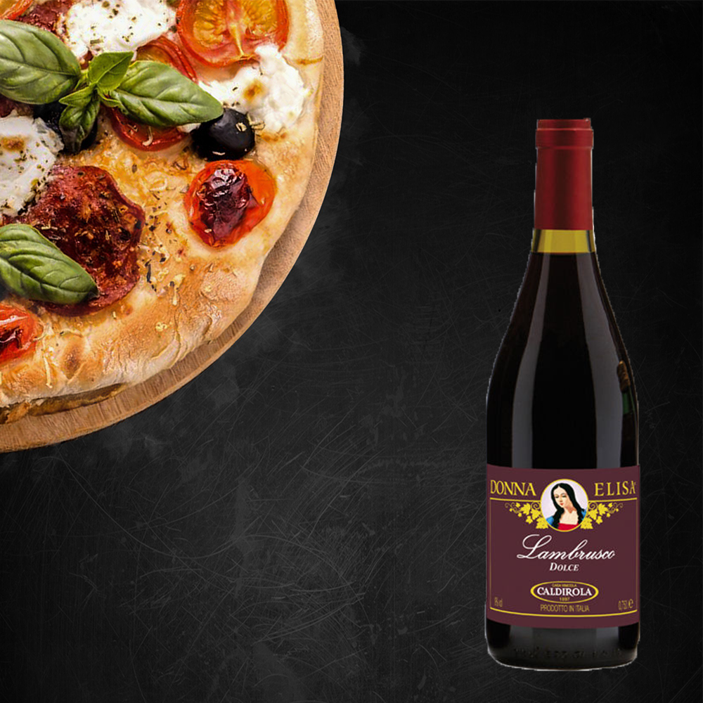 Lambrusco Dolce Caldirola, lieblich, 0,75l