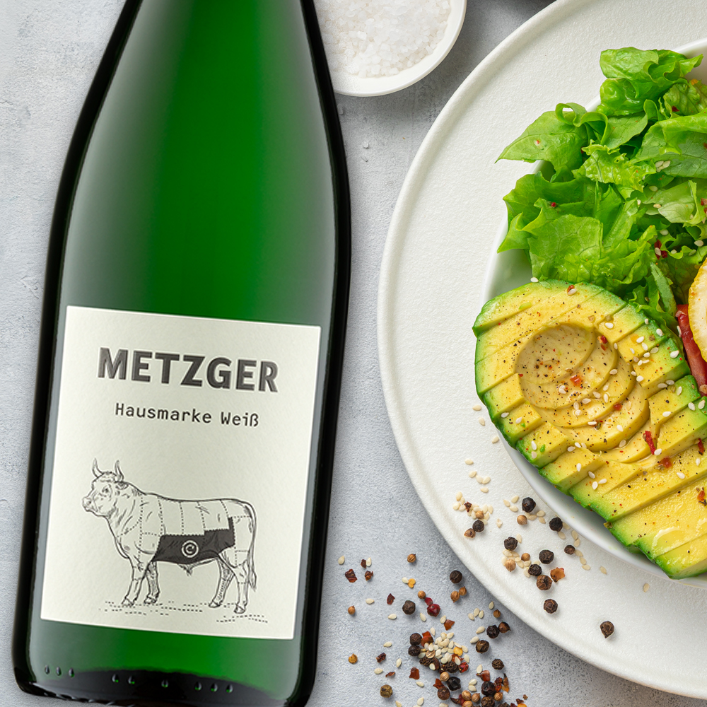 Weingut Metzger Hausmarke Weiß, lieblich, 2022, 1,0l