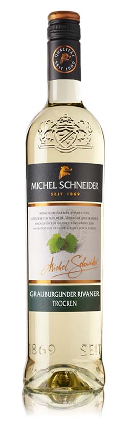 Michel Schneider Grauburgunder Rivaner QbA, trocken, 2022, 0,75l