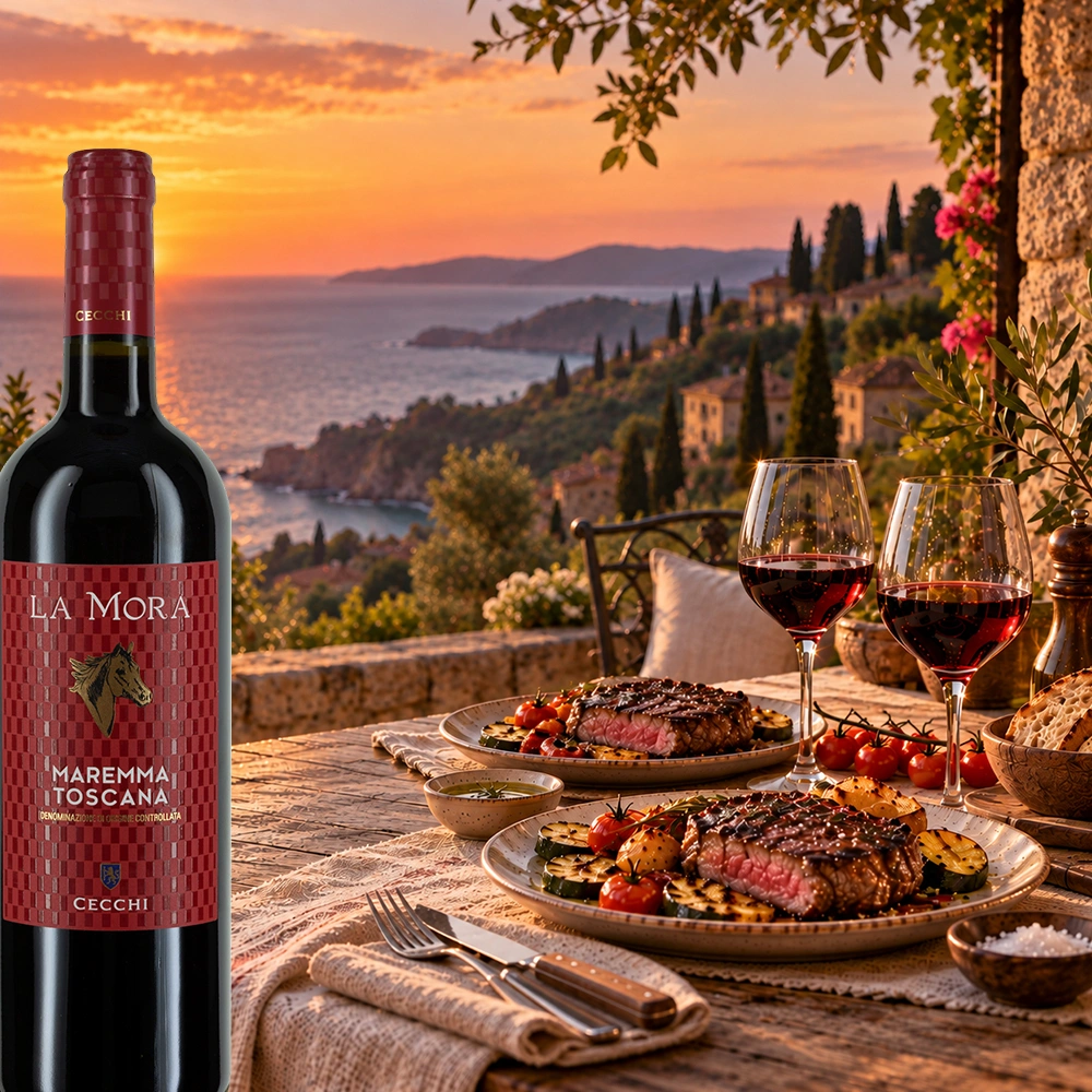 Cecchi La Mora Rosso Maremma Toscana DOC, trocken, 2023, 0,75l