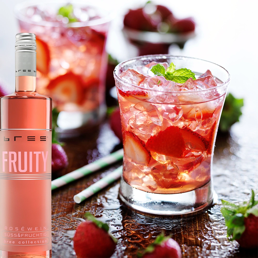 Bree Fruity Rosé QbA, süß&fruchtig, 2024, 0,75l