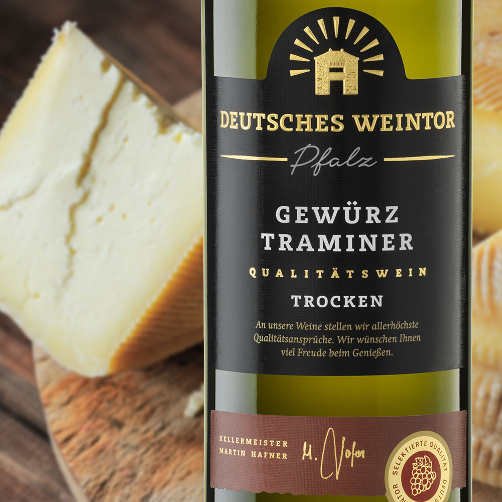 Deutsches Weintor Gewürztraminer, trocken, 2023, 0,75l