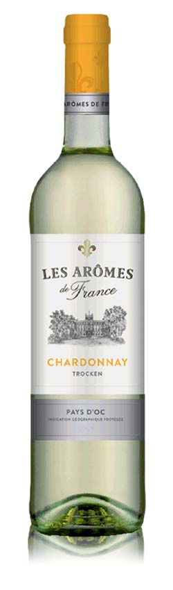 Les Aromes de France Chardonnay, trocken, 2022, 0,75l