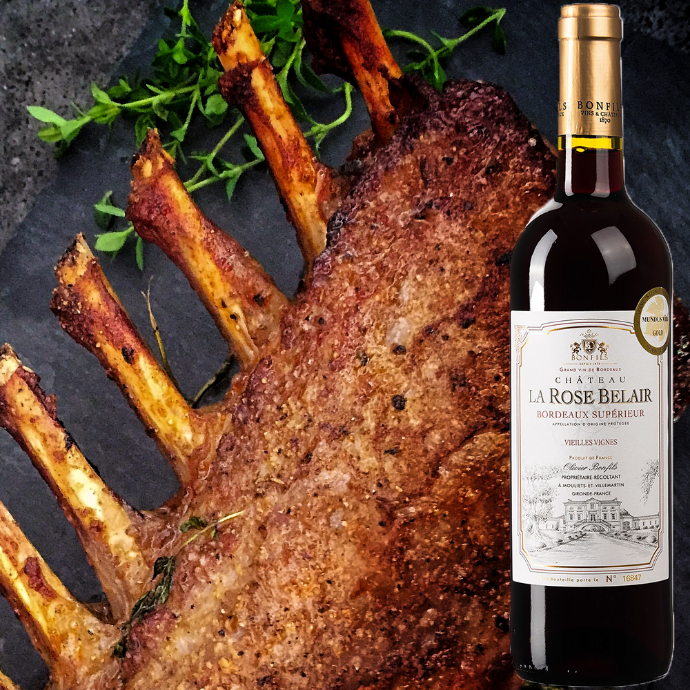 Bonfils Château La Rose Belair Bordeaux Supérieur, trocken, 2021, 0,75l