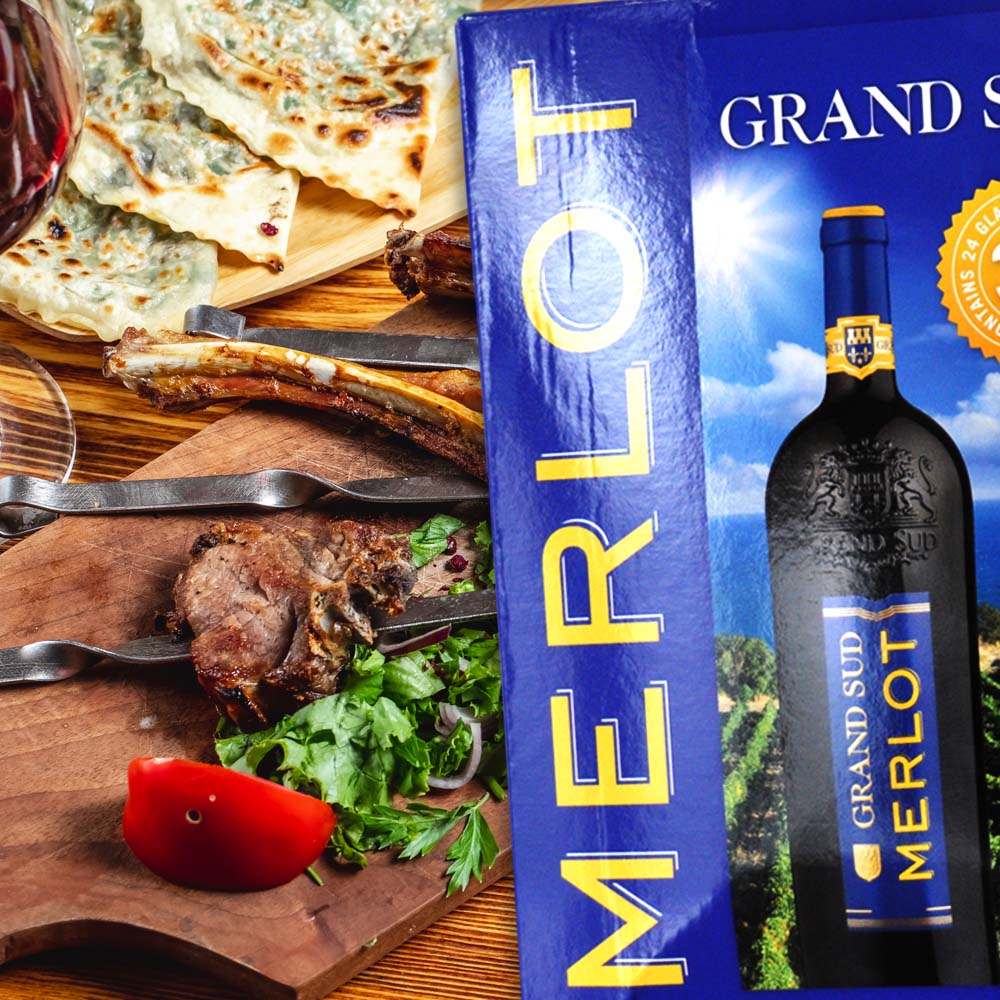 Grand Sud Merlot, trocken, 2024, Bag-in-Box, 3,0l