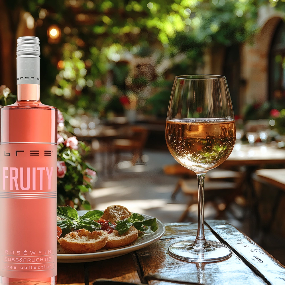 Bree Fruity Rosé QbA, süß&fruchtig, 2024, 0,75l