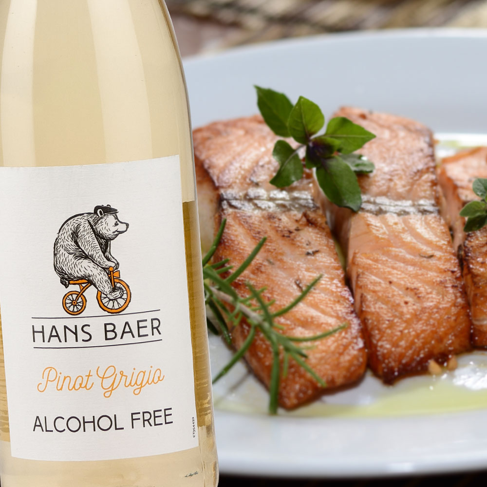 Hans Baer Pinot Grigio alkoholfrei, lieblich, 0,75l