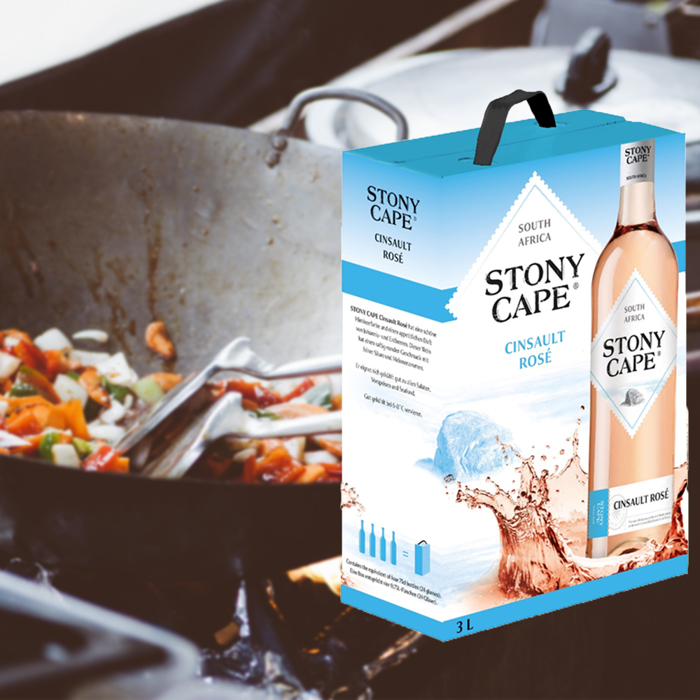 Stony Cape Cinsault Rosé, trocken, Bag-in-Box, 3,0l