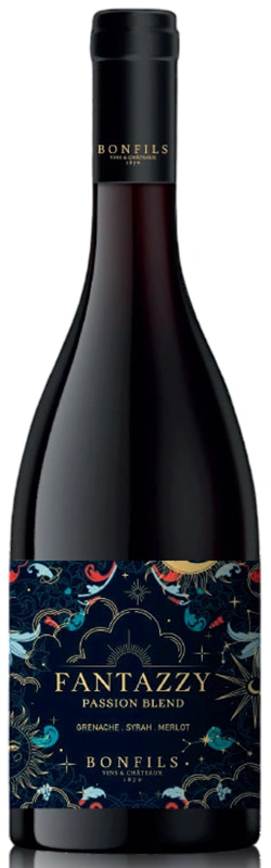 Bonfils Fantazzy Passion Rotwein freigestellt vor weißem Hintergrund mit klarer Produktdarstellung