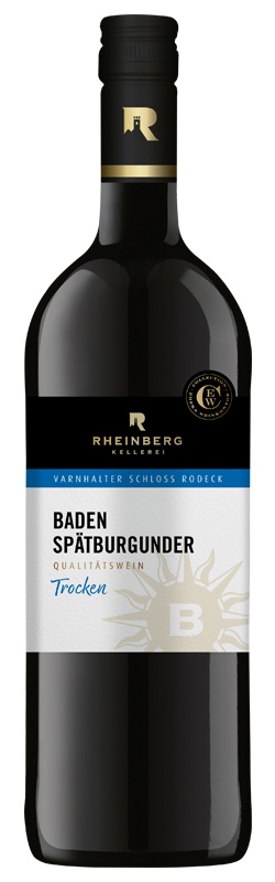 Varnhalter Schloss Rodeck Baden Spätburgunder QbA, trocken, 1,0l