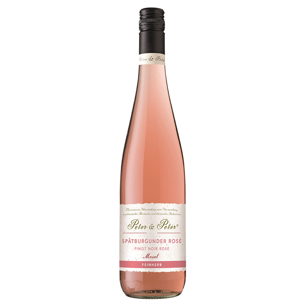 Peter & Peter Spätburgunder Rosé QbA, feinherb, 2022, 0,75l