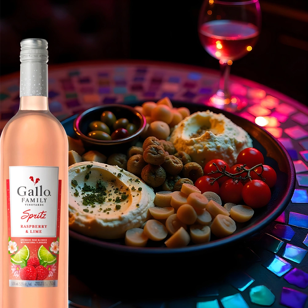 Gallo Spritz Raspberry & Lime, fruchtig, 0,75l