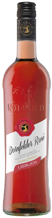 Rotwild Dornfelder Rosé QbA, lieblich, 2022, 0,75l