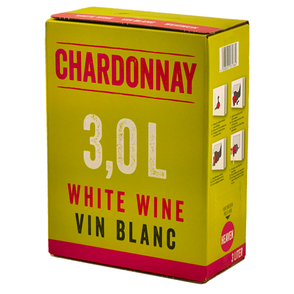 Neon Chardonnay, trocken, 3 Liter Bag-in-Box
