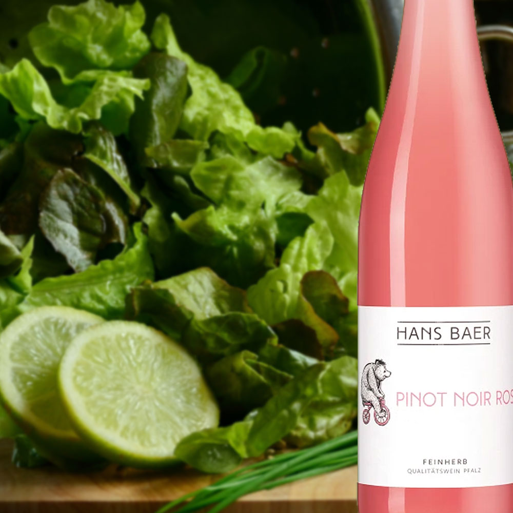 Hans Baer Pinot Noir Rosé, feinherb, 2022, 0,75l