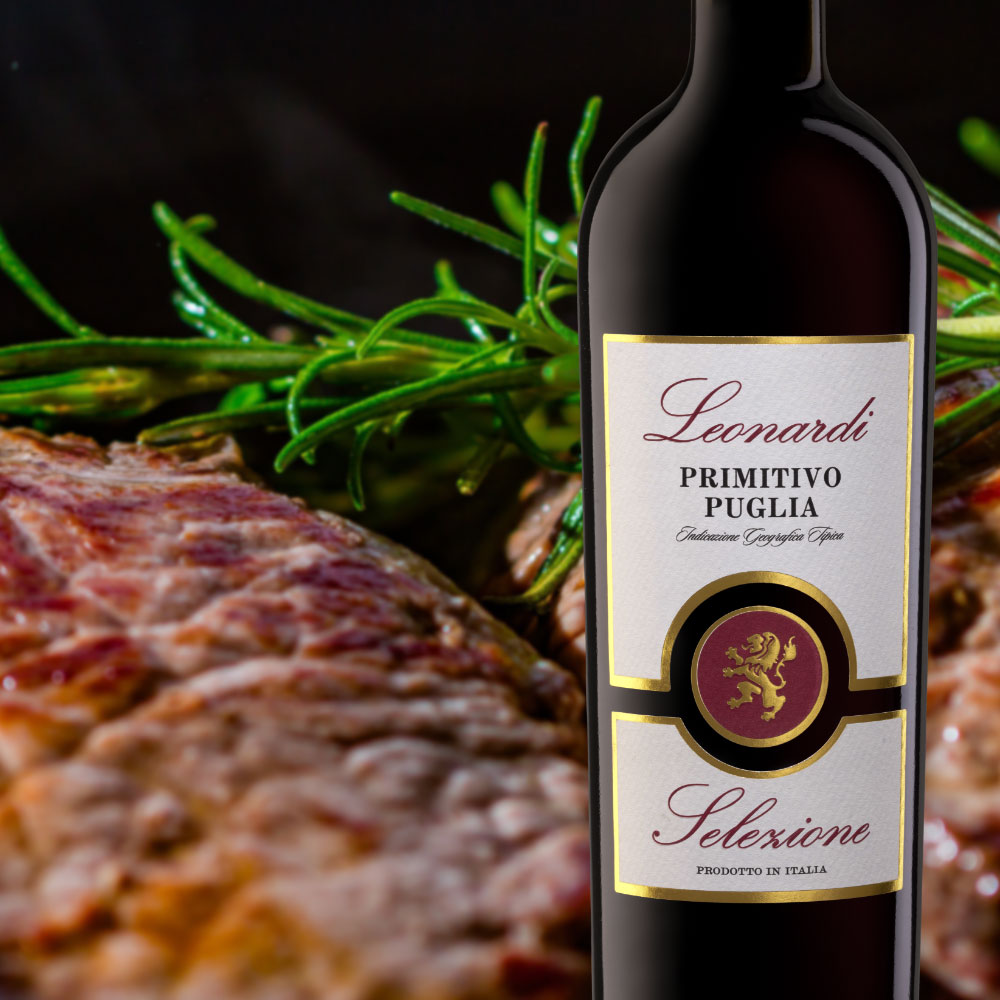 Leonardi Selezione Primitvo Puglia, halbtrocken, 2021, 0,75l