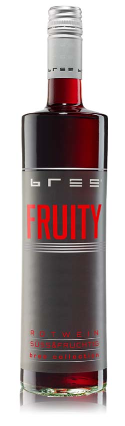 Bree Fruity Rotwein, süß&fruchtig, 2021, 0,75l