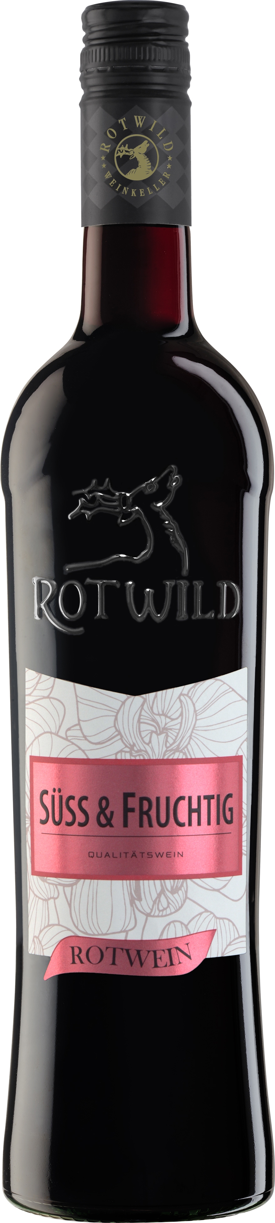 Rotwild Rot Süss&Fruchtig QbA, süß, sortenreines Weinpaket (6x0,75l)