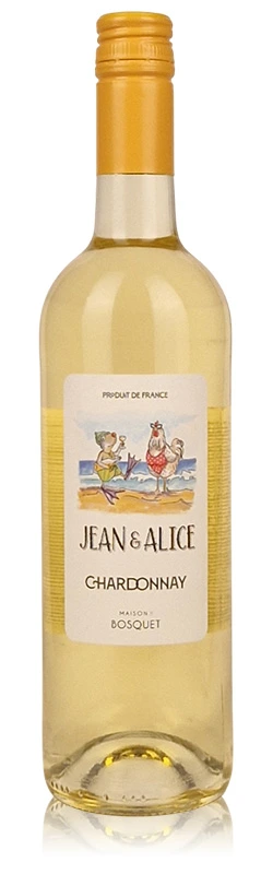 Maison Bosquet Jean & Alice Chardonnay Pays d'Oc, trocken, 2024, 0,75l