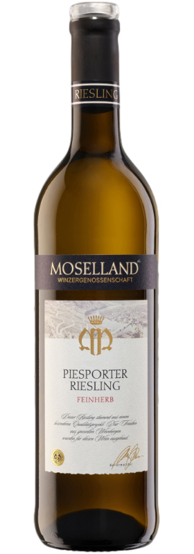 Moselland Piesporter Riesling, feinherb, 2022, 0,75l