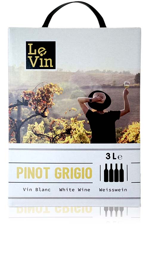 Le Vin Pinot Grigio, trocken, Bag-in-Box, 3,0l