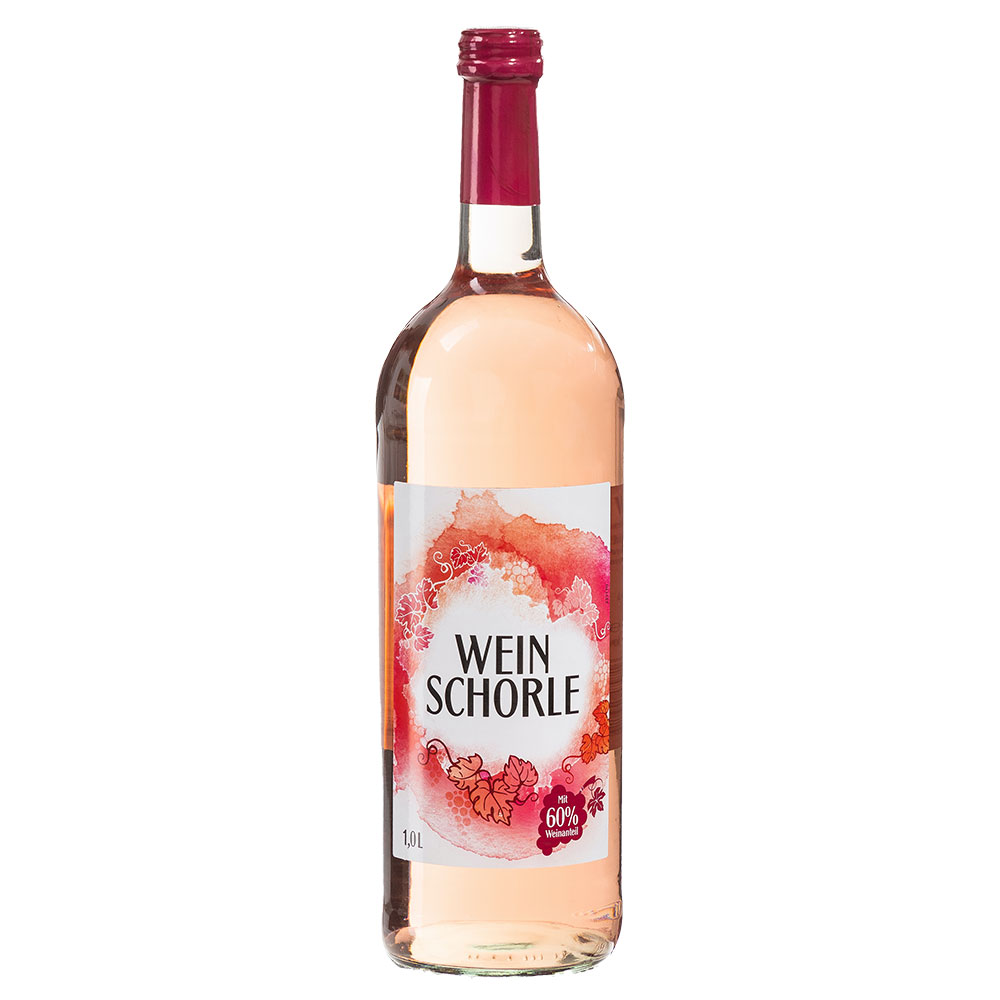 Weinschorle Rosé, weinhaltiges Getränk, 1,0l