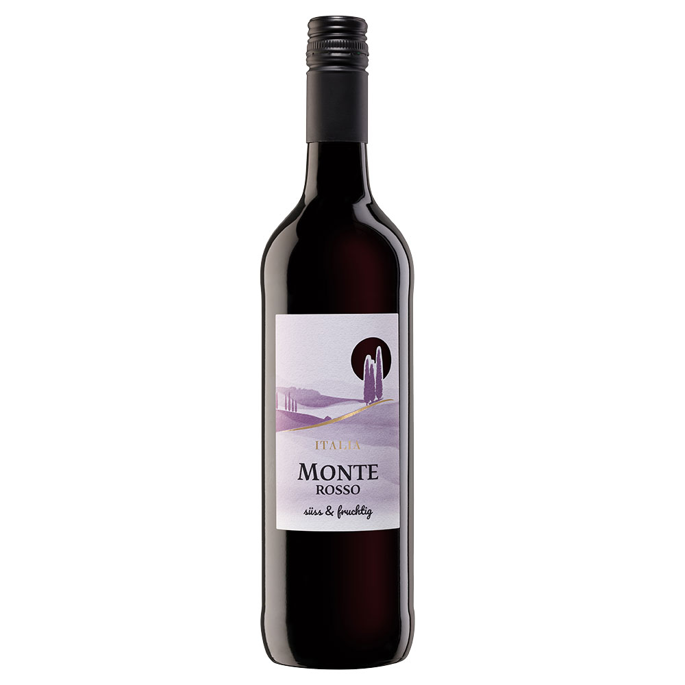 Monte Rosso, süß&fruchtig, 0,75l