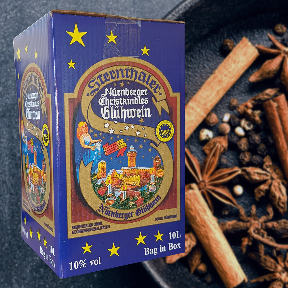 Sternthaler Nürnberger Christkindles Glühwein Rot, Bag-in-Box, 10l