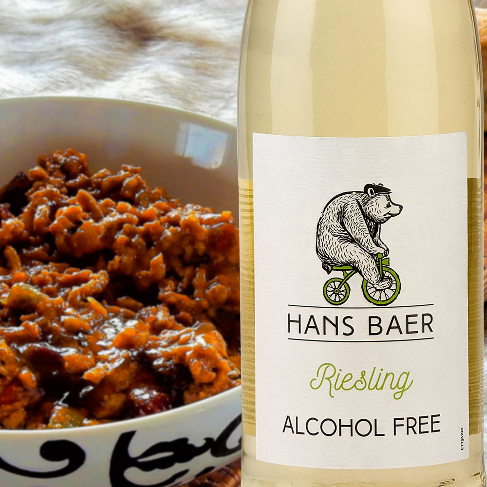 Hans Baer Riesling alkoholfrei, lieblich, 0,75l