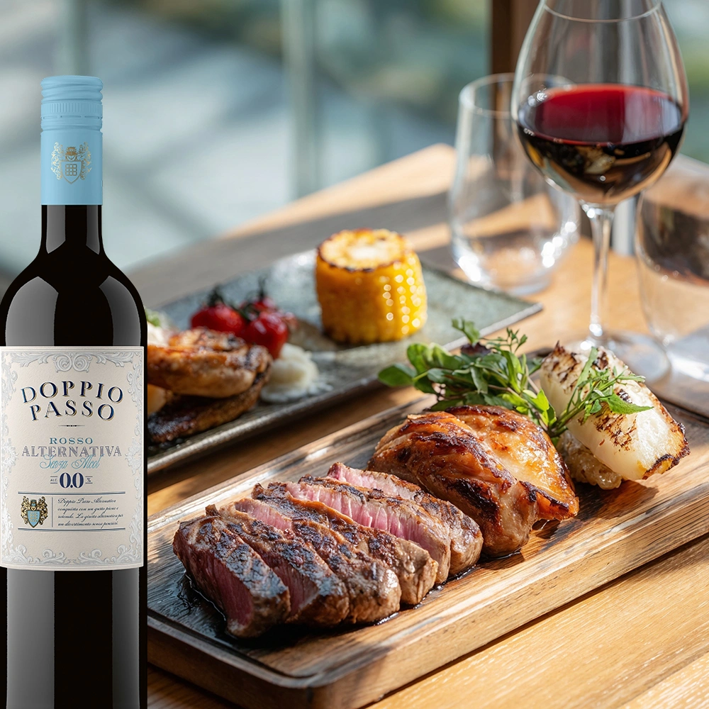 Doppio Passo Rosso Alternativa 0,0%, alkoholfrei, 0,75l