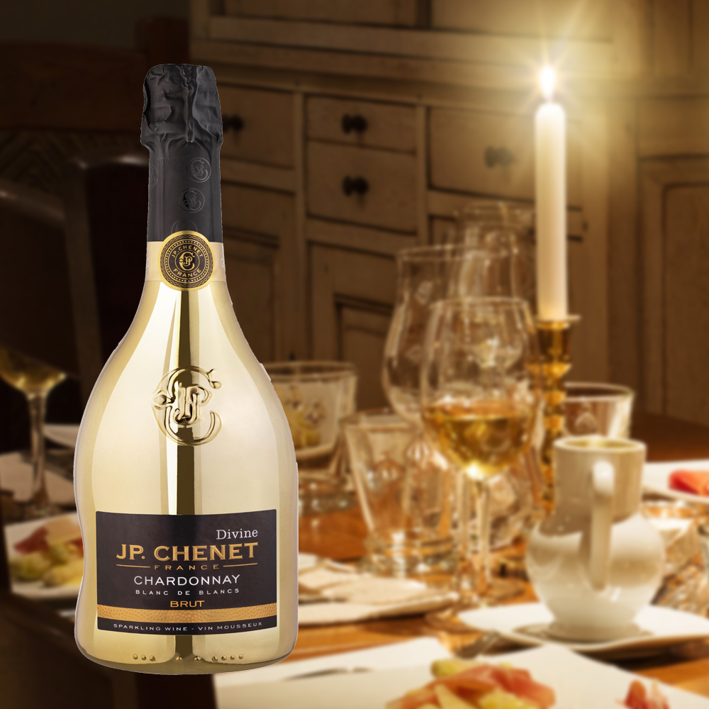 JP.Chenet Divine Chardonnay Gold, trocken, 0,75l