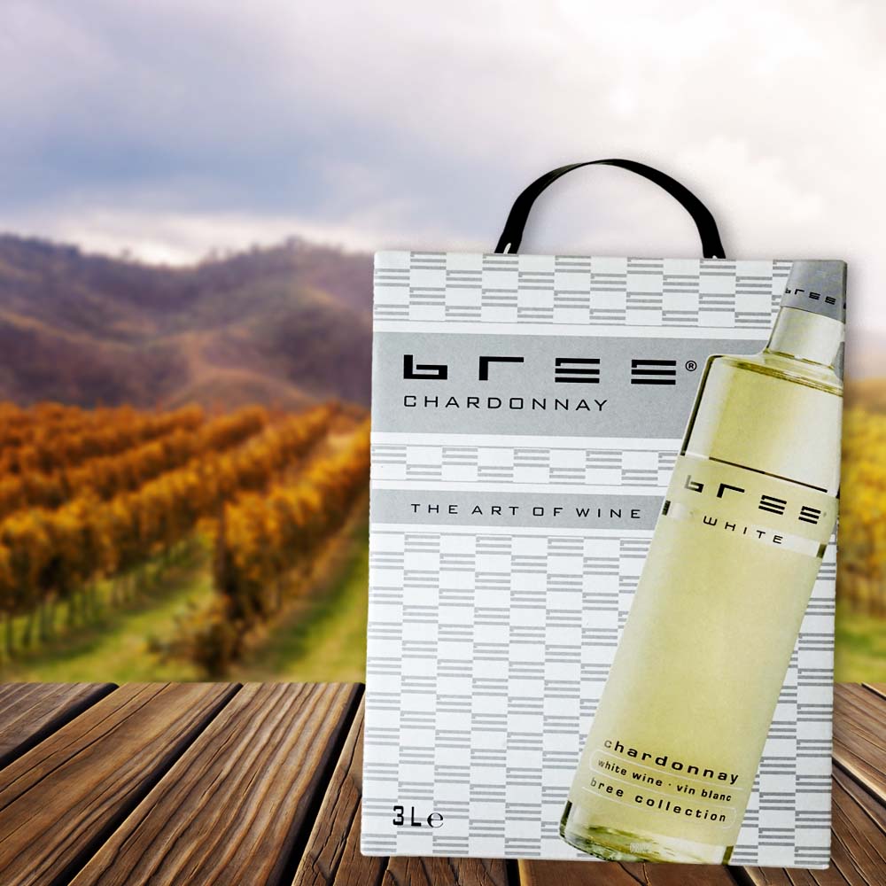 Bree Chardonnay, halbtrocken, 2023, Bag-in-Box, 3,0l