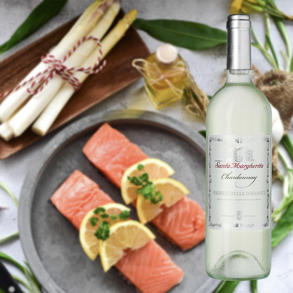 Santa Margherita Chardonnay, Vigneti Delle Dolomiti, trocken, sortenreines Weinpaket (6x0,75l)