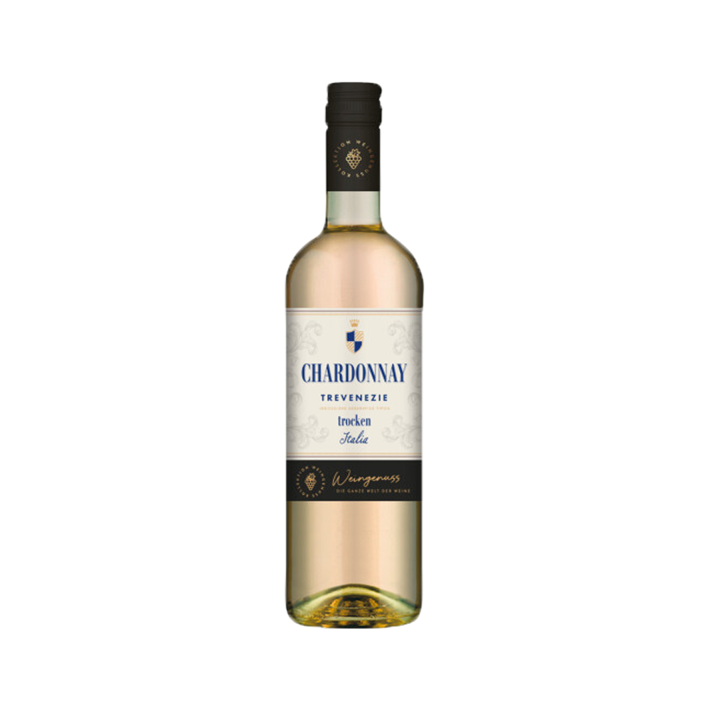 Wein-Genuss Chardonnay Trevenezie, trocken, 2024, sortenreines Weinpaket (6x0,75l)