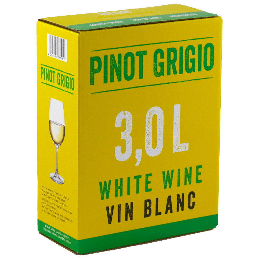 Neon Pinot Grigio, trocken, 3 Liter Bag-in-Box