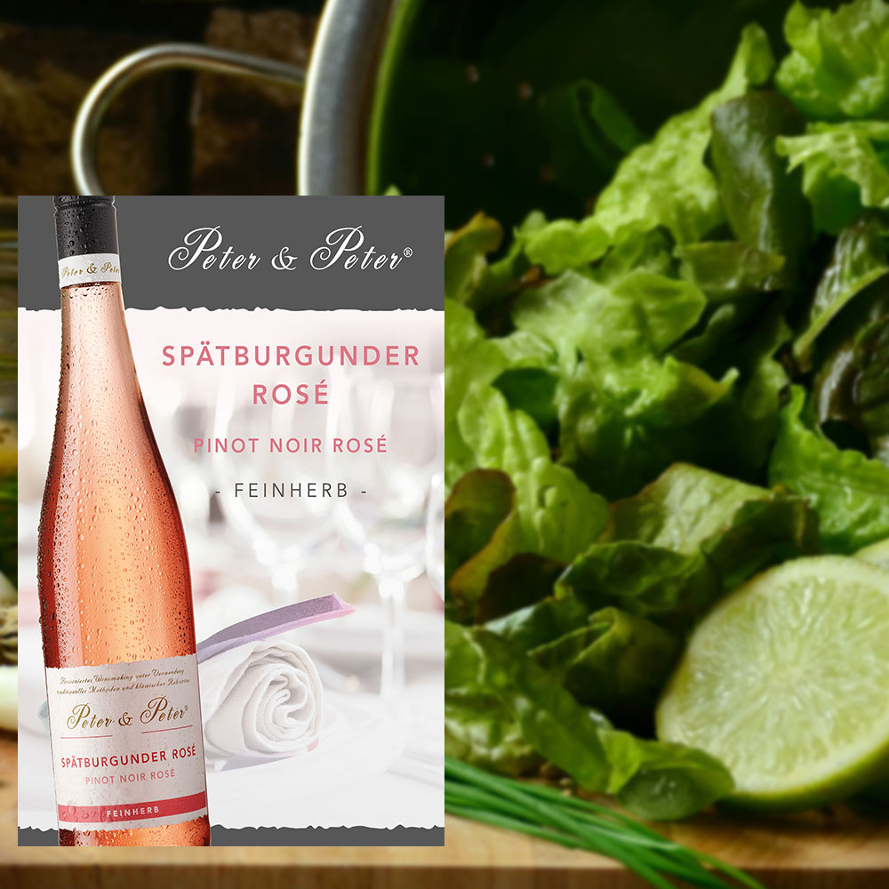 Peter & Peter Spätburgunder Rosé QbA, feinherb, 2022, Bag-in-Box, 3,0l