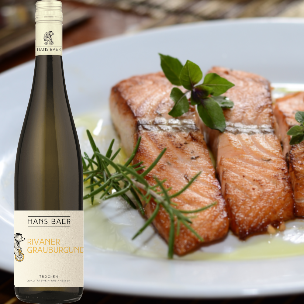 Hans Baer Rivaner Grauburgunder QbA, trocken, 2024, 0,75l